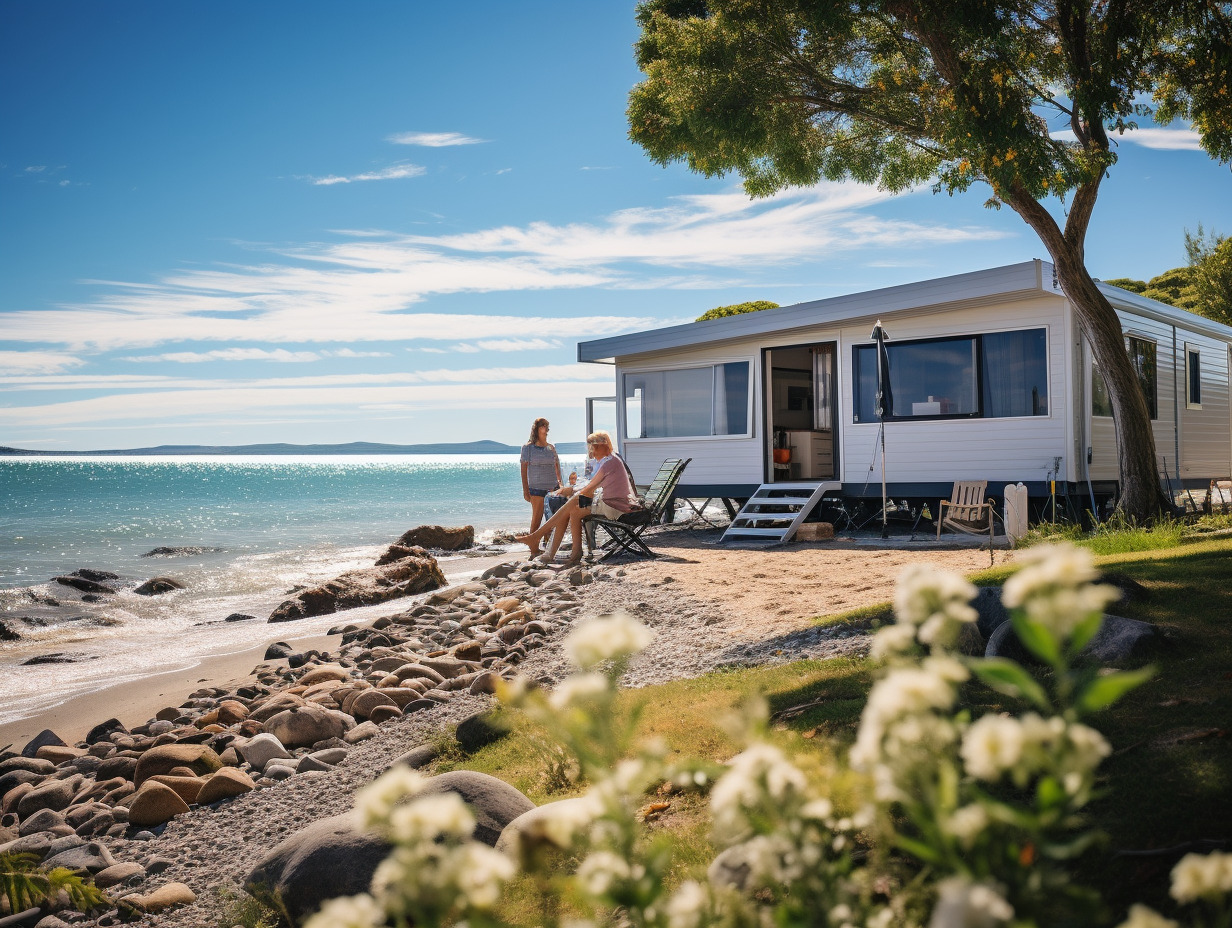 mobil home bord de mer