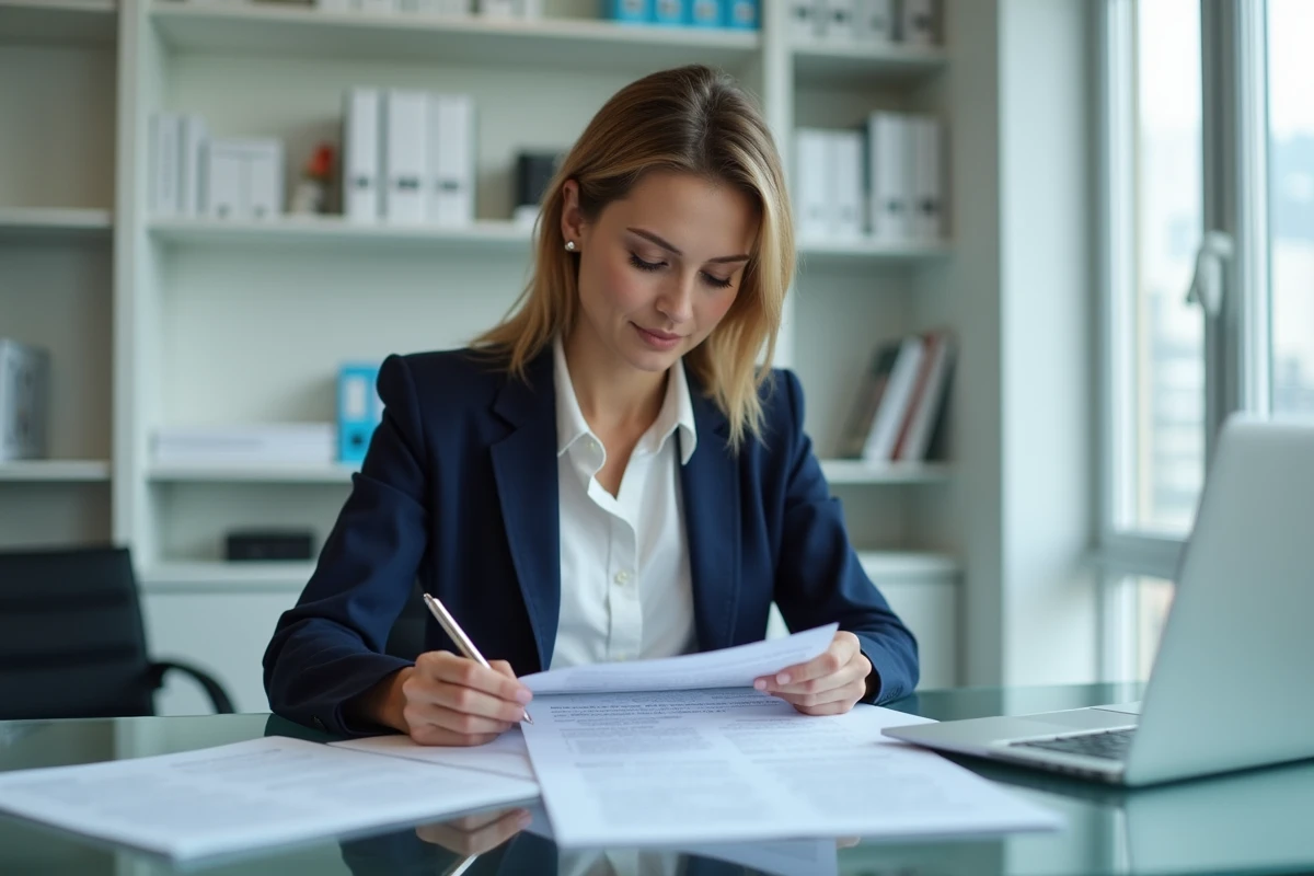 Avocate spécialisée analysant une clause d'exonération de garantie des vices cachés dans un contrat immobilier