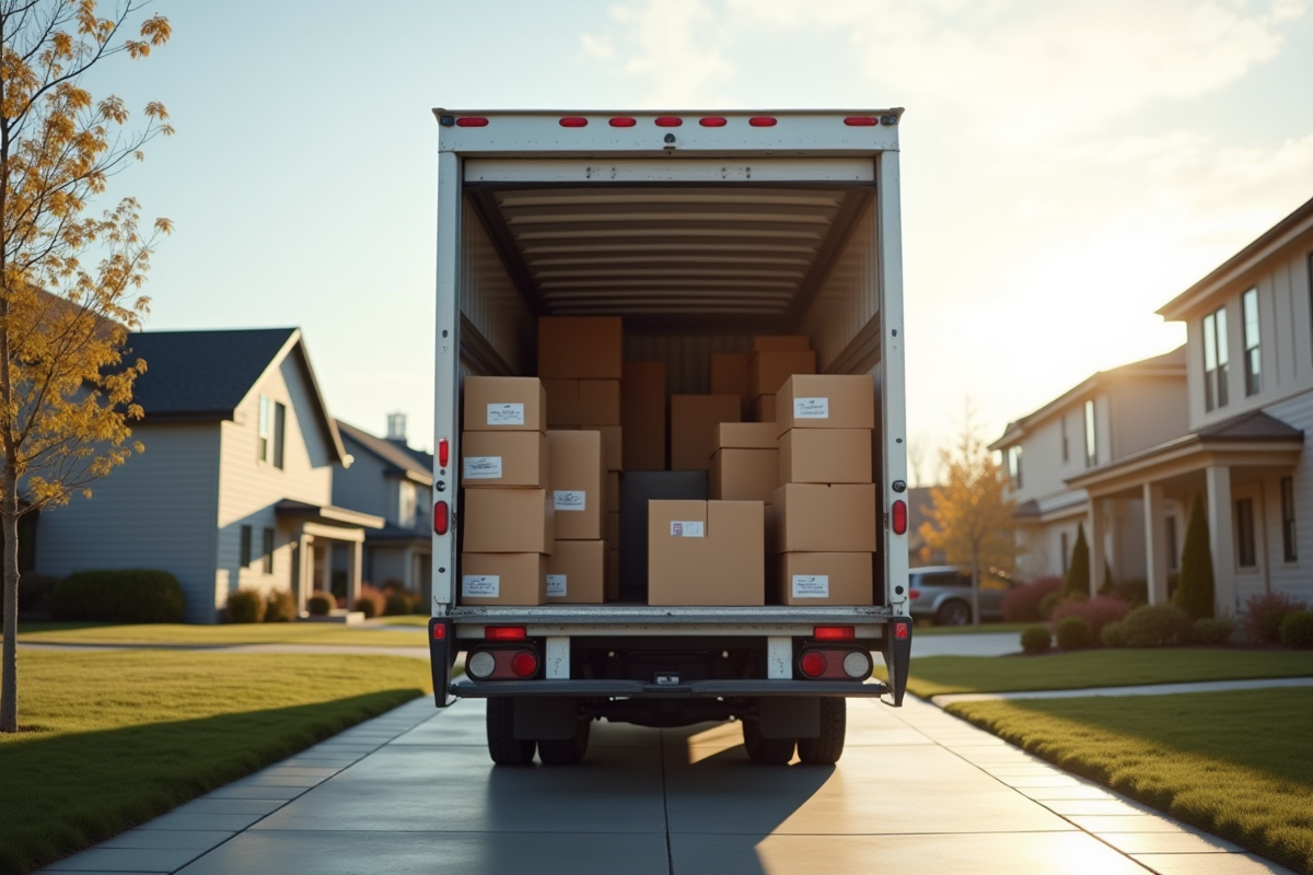 camion déménagement