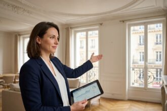 Gestionnaire professionnelle d'appartement Airbnb dans un appartement haussmannien en Île-de-France