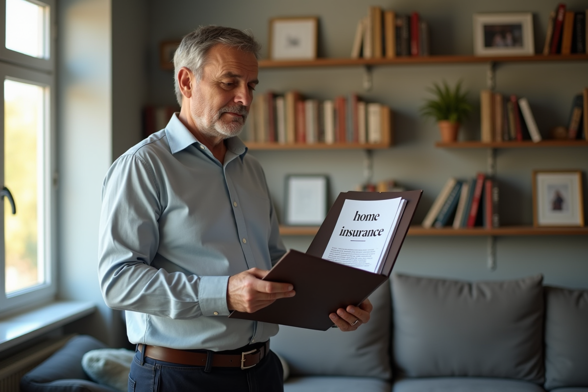 Homme examinant un dossier d