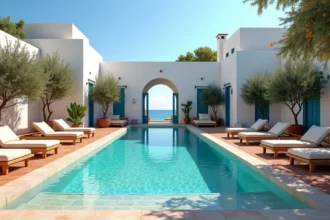 Villa à Essaouira avec piscine sécurisée longue durée adaptée aux familles avec enfants