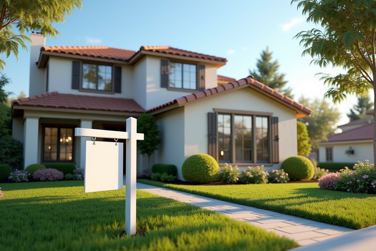 Maison spacieuse avec panneau a vendre dans un quartier calme